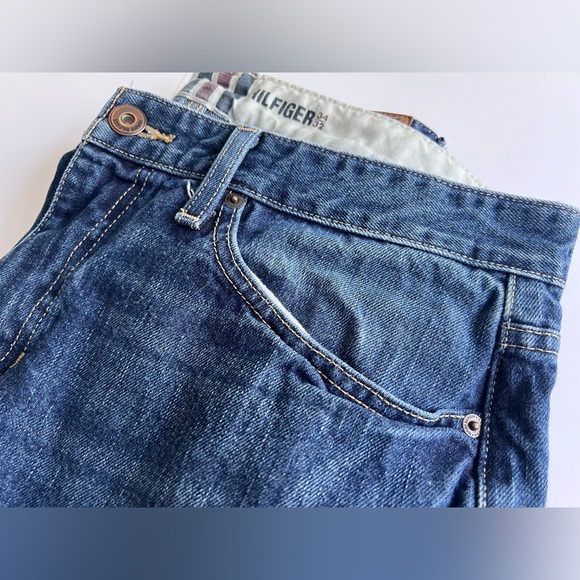 Tommy Hilfiger Rebel Slim Straight Leg Jeans Size 34/32 - Picture 2 of 9